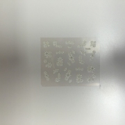 3D Sticker weiss XF 104